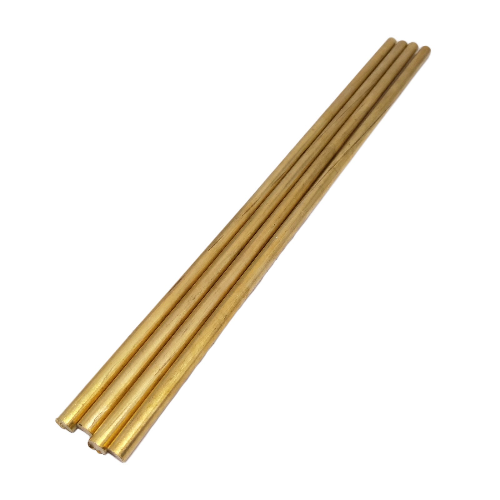 AU Stock 4pcs 6mm(0.24") Dia. 250mm(9.84") Long H62 Brass Bar Round Rod Cylinder