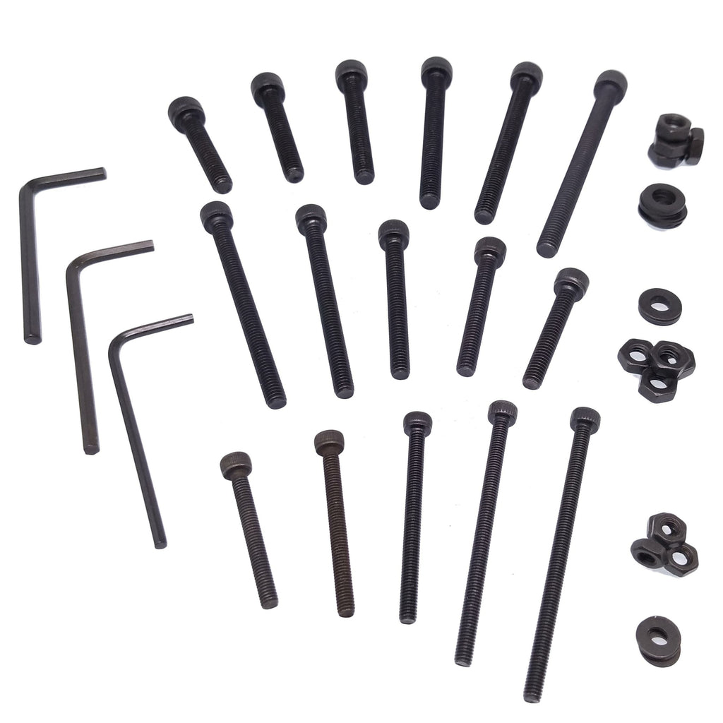 160x Socket Head Cap Screws Steel Allen Socket Nut Washer Wrench Assortment Kit