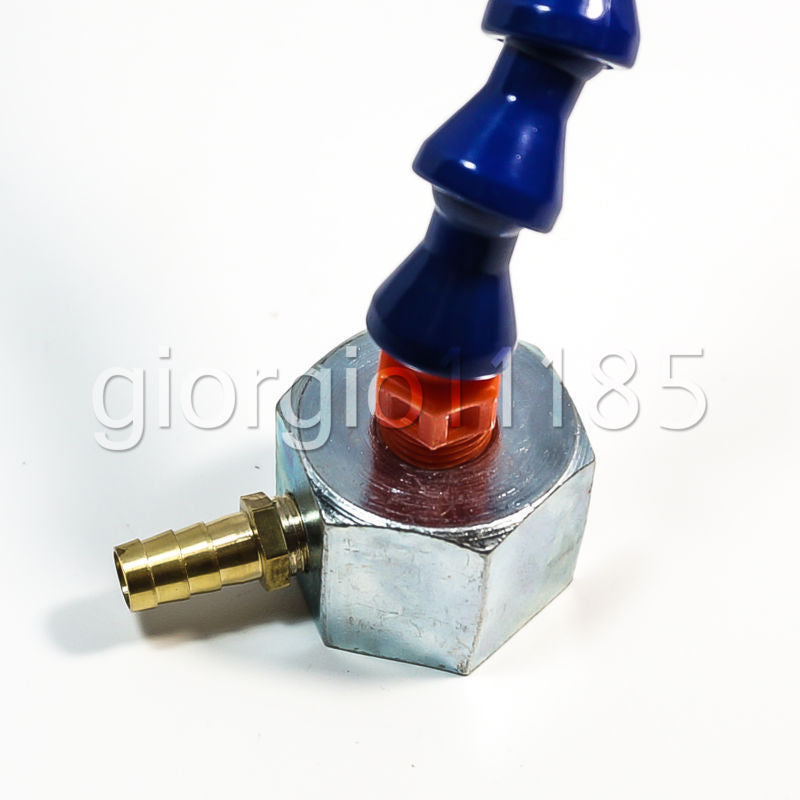 US Stock Small Magnetic Base With Valve Coolant 1/4" Hose for Milling 280mm