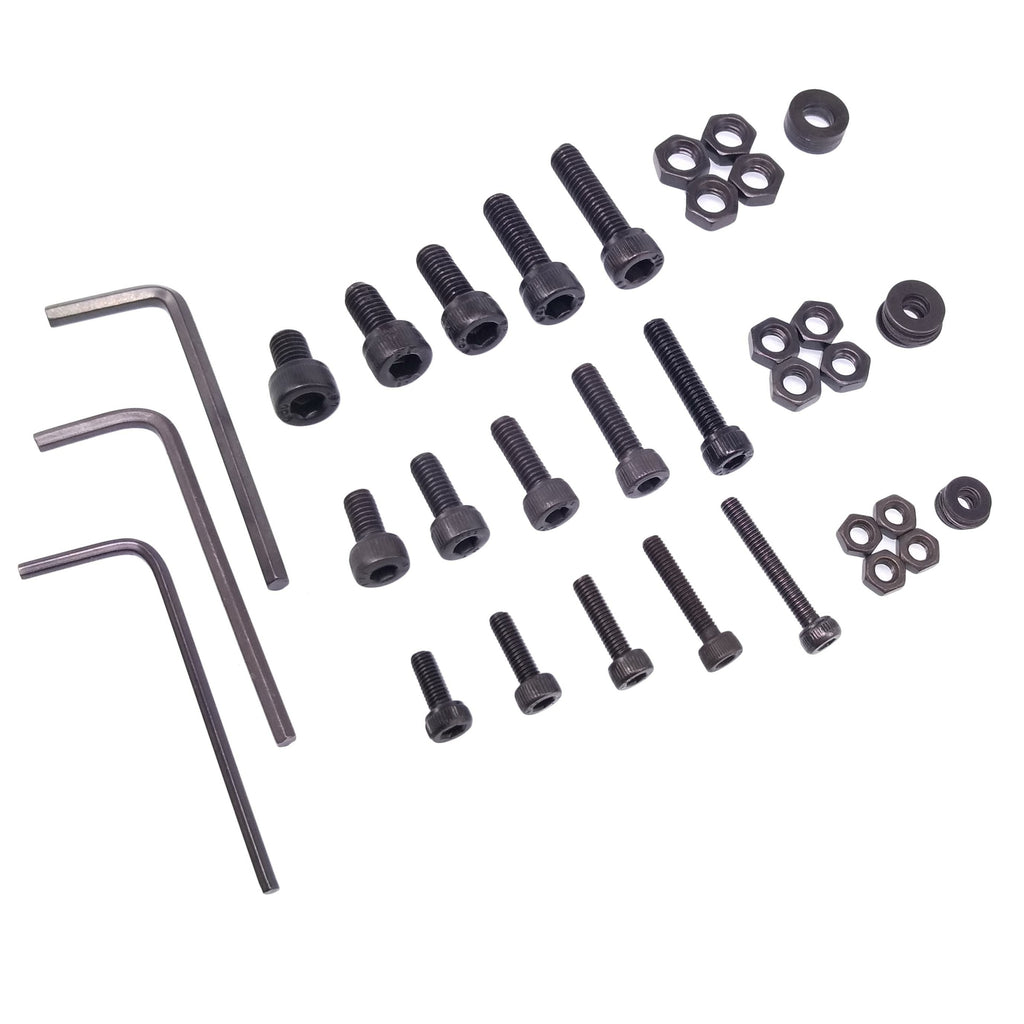 300x Socket Head Cap Screws Steel Allen Socket Nut Washer Wrench Assortment Kit