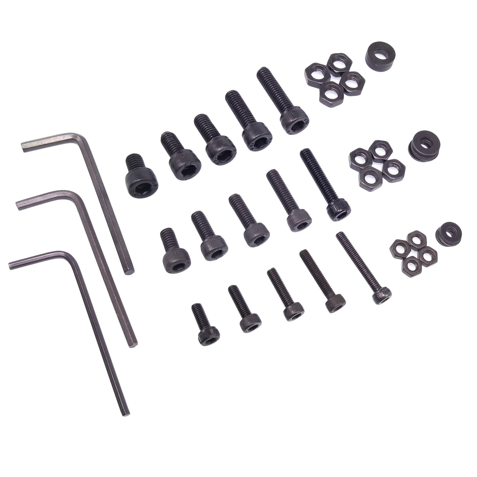 300x Socket Head Cap Screws Steel Allen Socket Nut Washer Wrench Assortment Kit