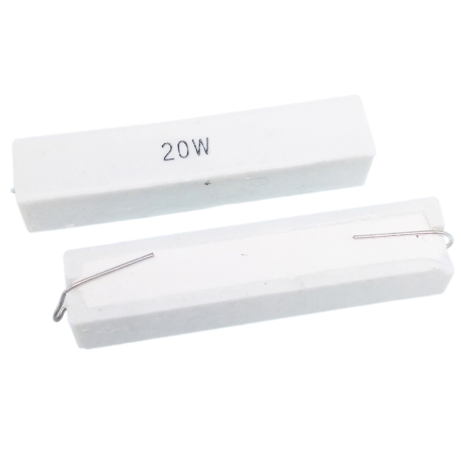 US Stock 2pcs 4 ohm 4RΩJ 20 watt Axial Ceramic Cement Power Resistor 20W