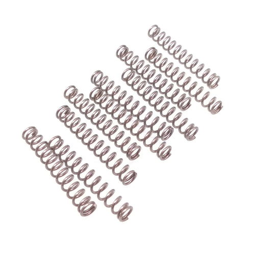 10x 0.6mm Wire Dia Stainless Steel Compression Spring Pressure OD 4mm Length 25