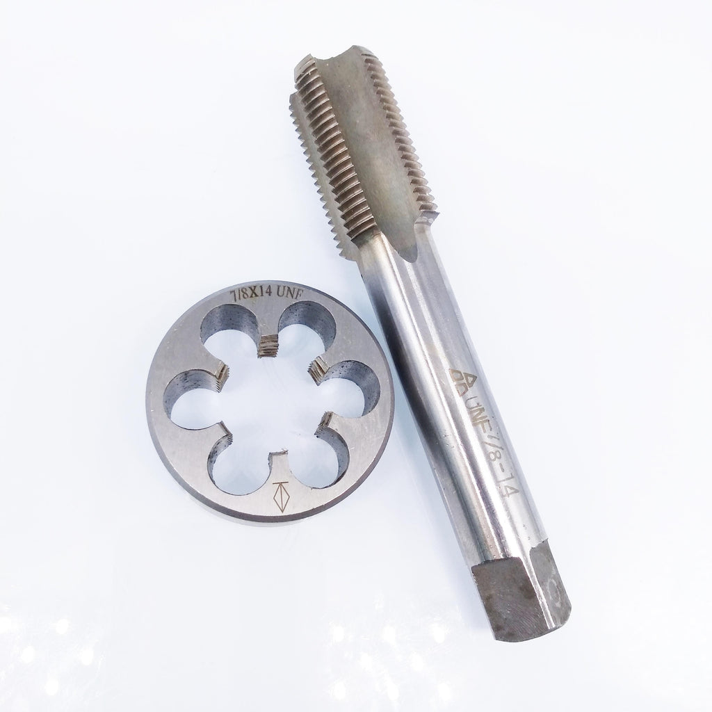 US Stock HSS 7/8-14 UNF Tap & 7/8-14 UNF Die Right Hand