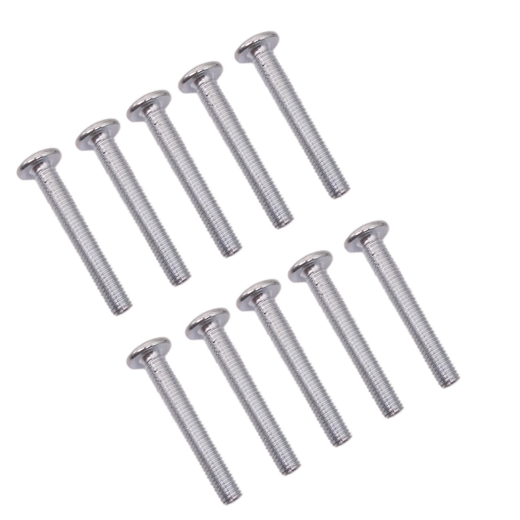 US Stock 10x M8x55mm Furniture SHCS Flat Round Socket Head Cap Screws Allen Bolt