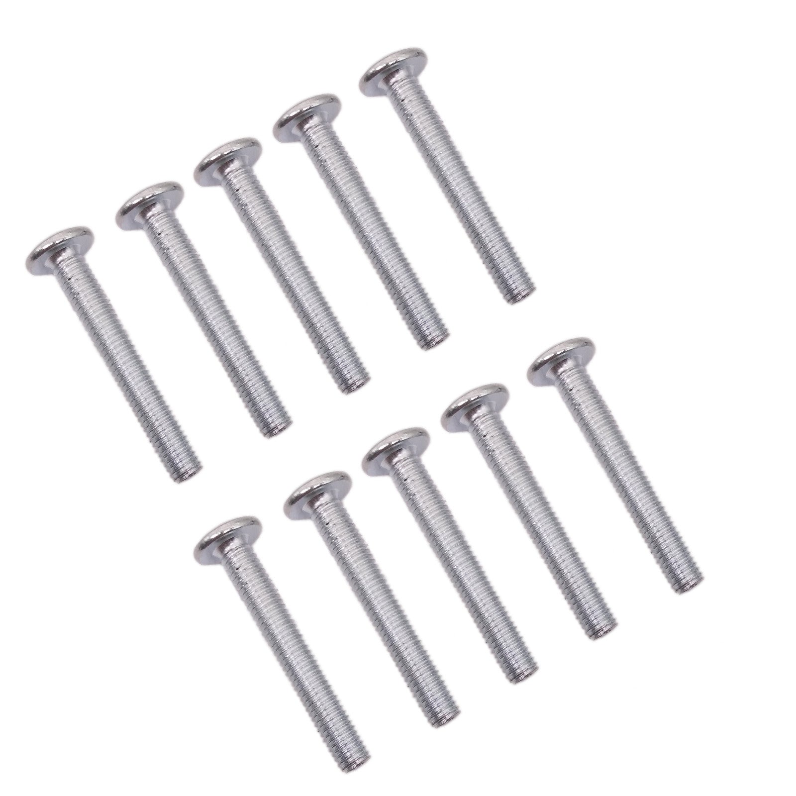 US Stock 10x M8x55mm Furniture SHCS Flat Round Socket Head Cap Screws Allen Bolt