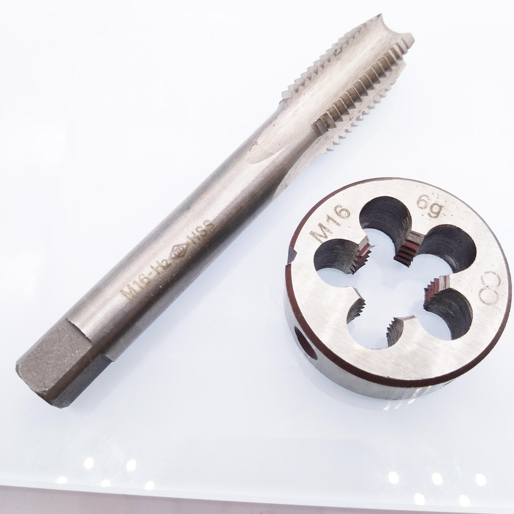 US Stock HSS M16 x 2mm Tap & M16 x 2.0mm Die Metric Thread Right Hand