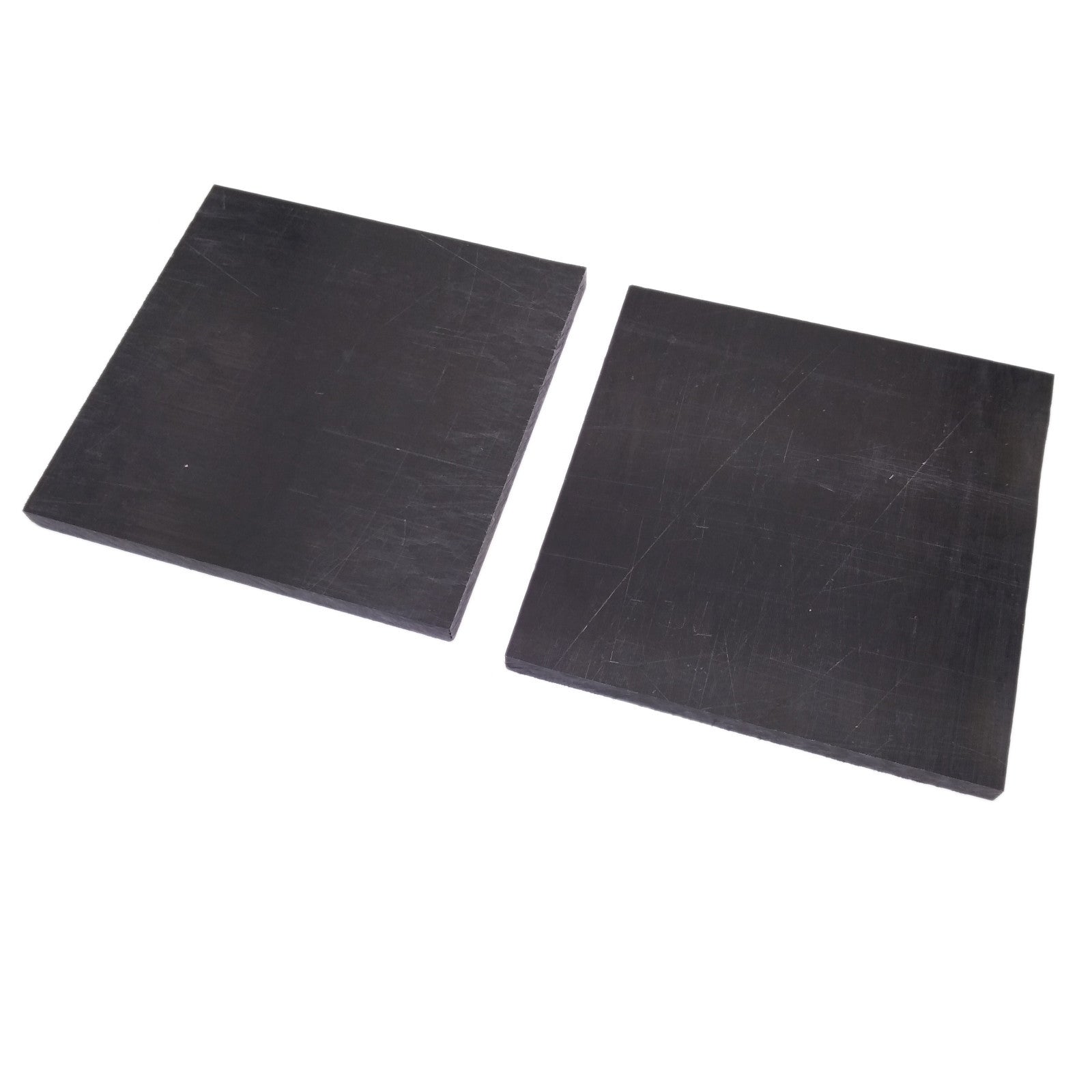 US Stock 2pcs 6 ±10%x100x100mm Black Acetal POM Polyoxymethylene Plate Sheet