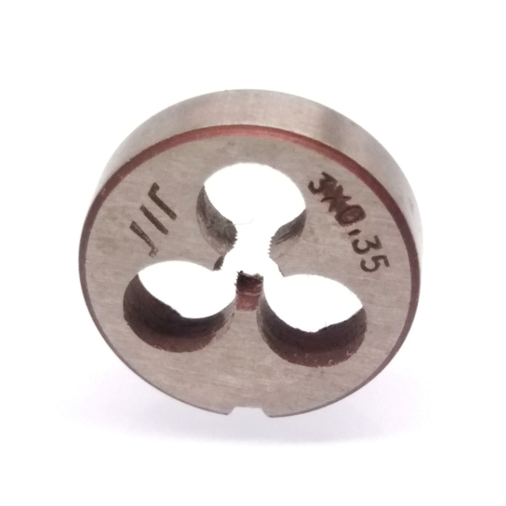 US Stock HSS 3mm x 0.35 Metric Die Right Hand Thread M3 x 0.35mm Pitch