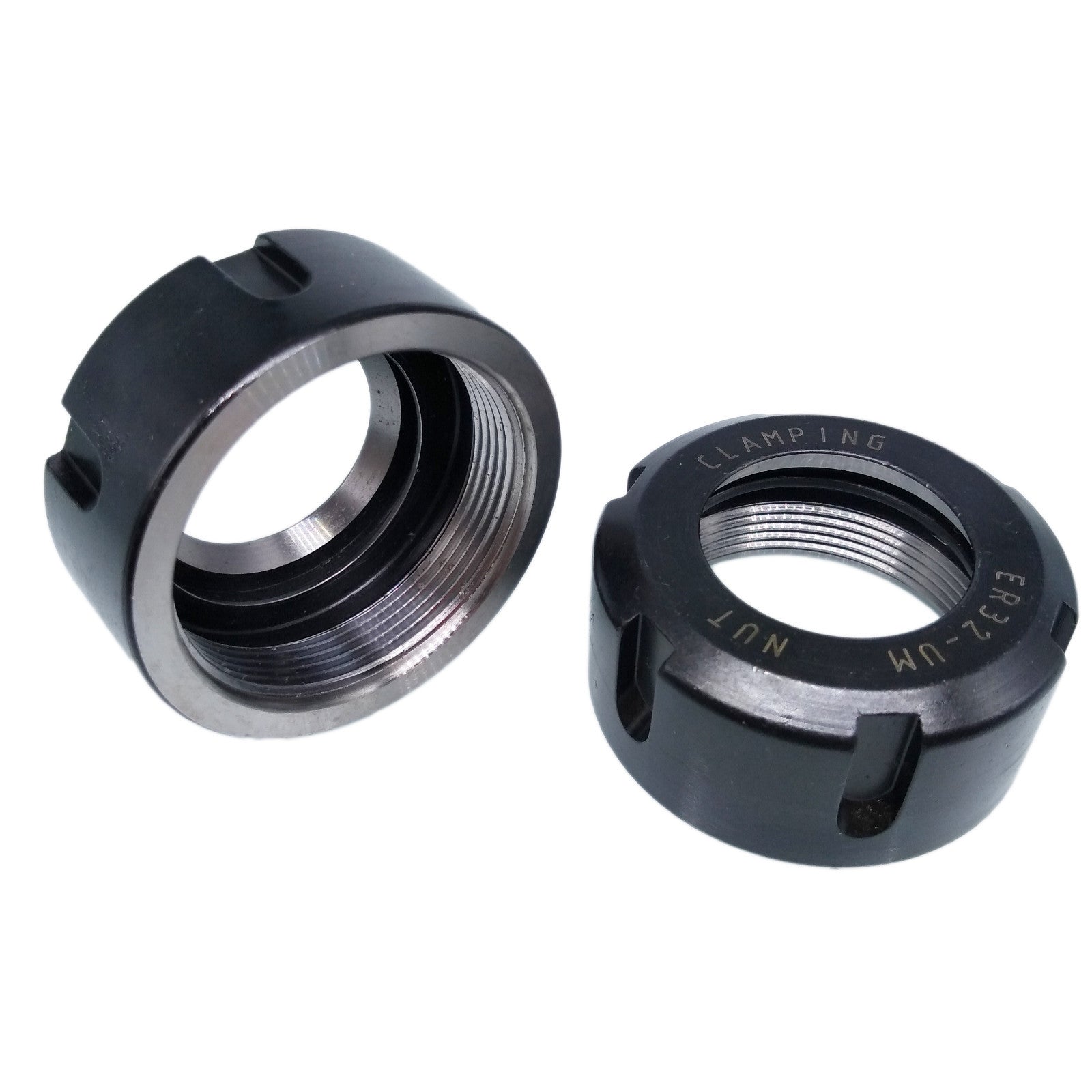 US Stock 2pcs ER32UM Collet Clamping Nuts for CNC Milling Chuck Holder Lathe