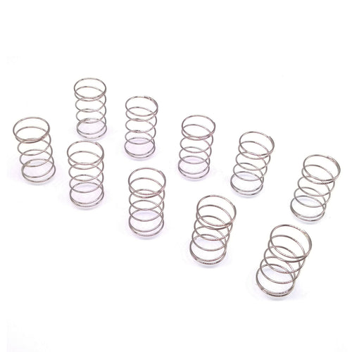 10x 0.6mm Wire Dia Stainless Steel Compression Spring Pressure OD 12mm Length 20