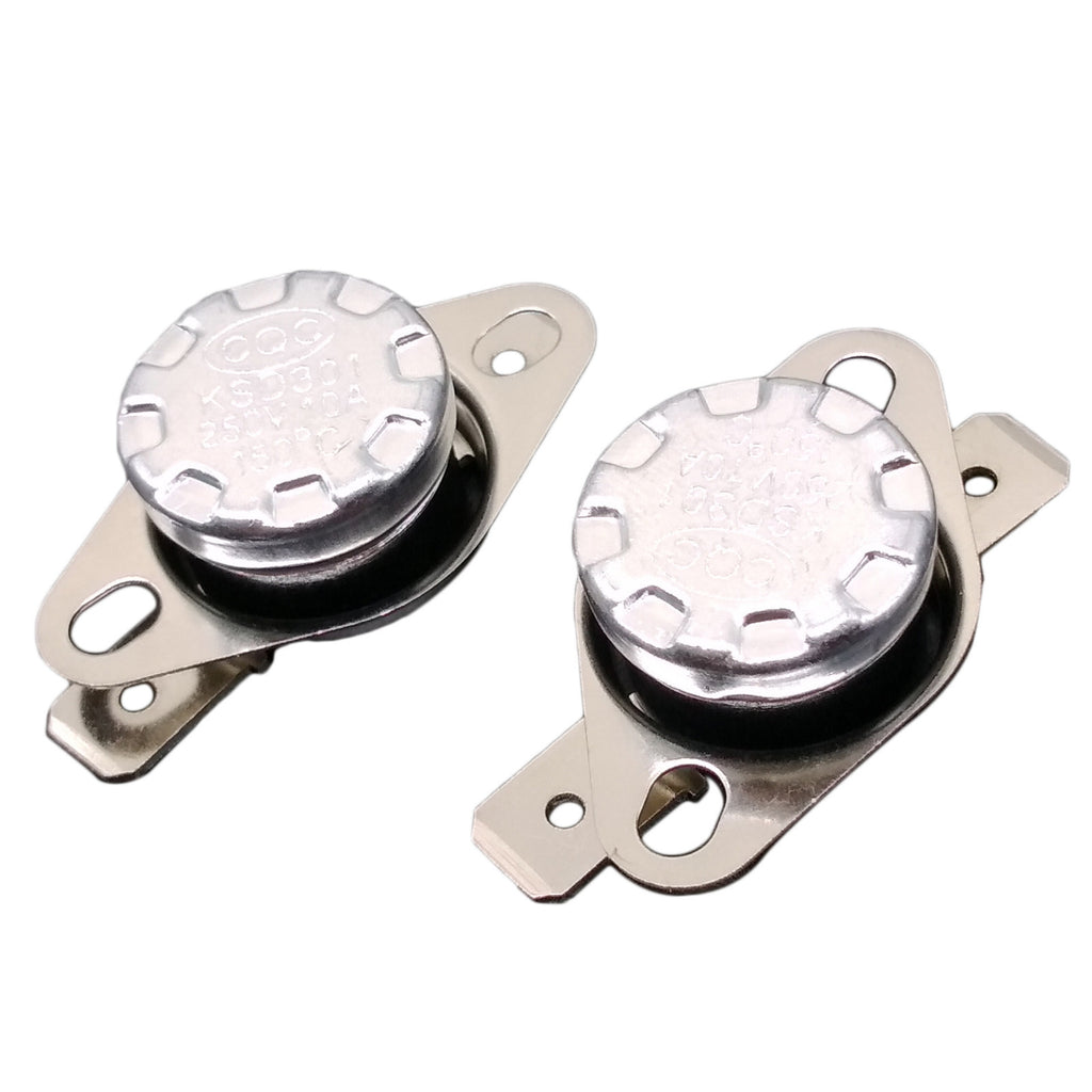 US Stock 2x Temperature Switch Thermostat KSD301 150°C Celsius C NC Normal Close