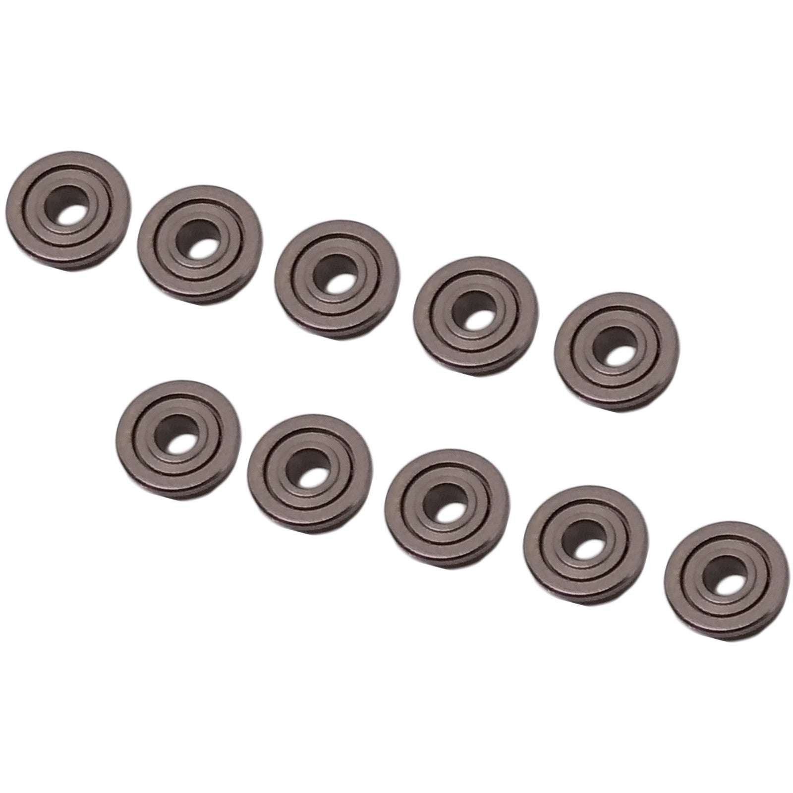 US Stock 10pcs F682ZZ Metal Double Shielded Flange Ball Bearings 2 x 5 x 2.3mm