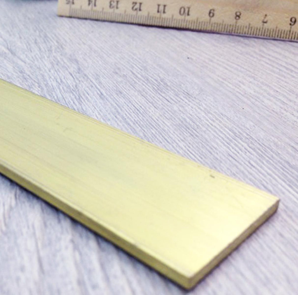 US Stock C360 Brass Flat Bar Sheet 4mm ±10% x 20mm x 250mm