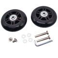 US Stock 2Set OD 80mm Luggage Suitcase Replacement Wheels Axles Repair Wrench