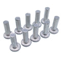 US Stock 100x 5mm Dia 16mm Shank CSK Flat Countersunk Head Aluminum Solid Rivets