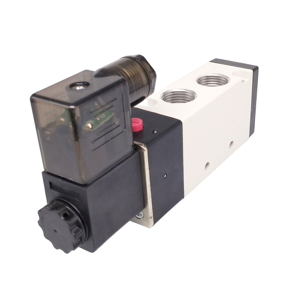 4V310-10 AC110V 3/8" BSPT 5 Way 2 Position Single Solenoid Pneumatic Air Valve