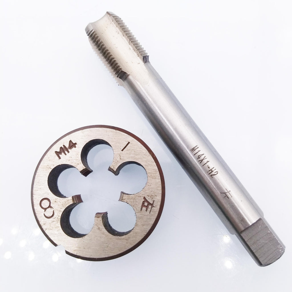 AU Stock HSS M14 x 1mm Tap & M14 x 1.0mm Die Metric Thread Left Hand
